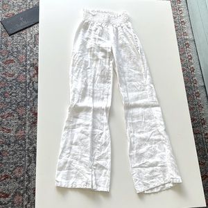 White Linen Pants